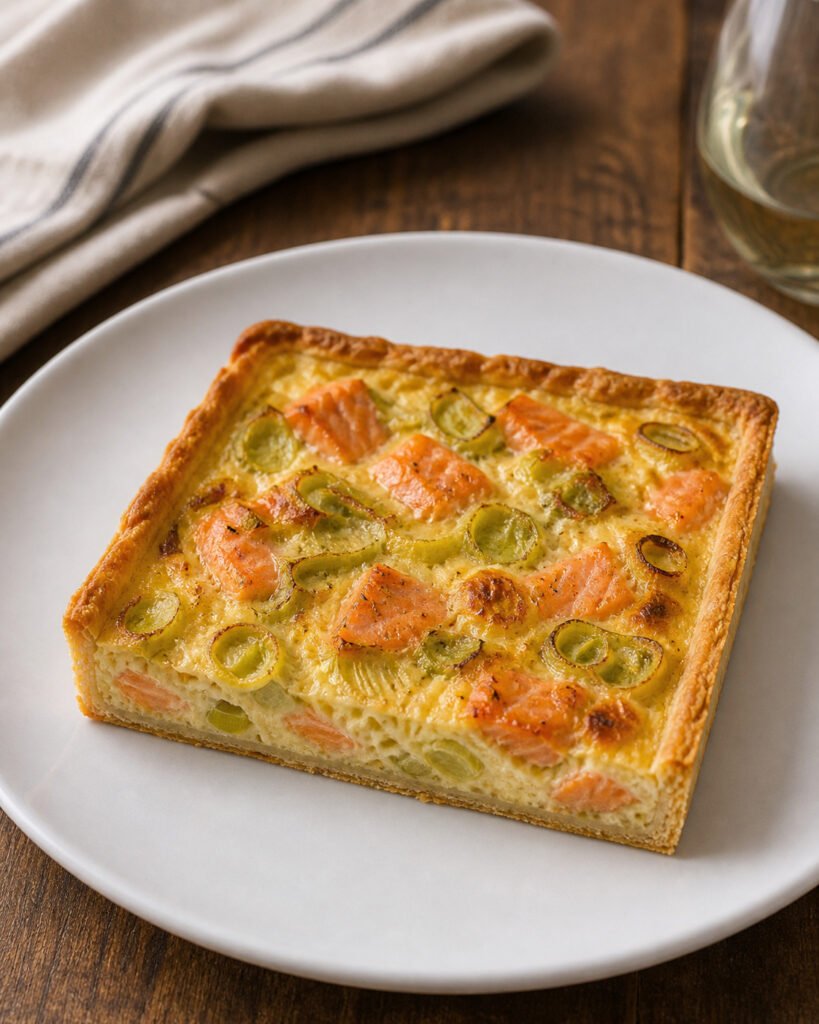 Quiche Smoked Salmon & Leeks 900g